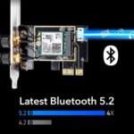 Cudy New AX3000 Wireless WiFi 6 PCIe Card for PC, Bluetooth 5.2, AX200, 3000Mbps WiFi 6 Speed, Bluetooth 5.2/5/4.2/4.0, 802.11ax/ac/a/b/g/n, Windows - Pappy Mall