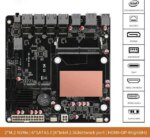 CWWK NAS N100 NAS Motherboard 12th Gen Intel 4x i226-V 2.5G 2*NVMe 6*SATA3.0 DDR5 Mini ITX Router Mainboard PCIex1 Type-C - Pappy Mall