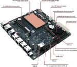 CWWK NAS N100 NAS Motherboard 12th Gen Intel 4x i226-V 2.5G 2*NVMe 6*SATA3.0 DDR5 Mini ITX Router Mainboard PCIex1 Type-C - Pappy Mall