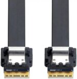 CY PCI-E Slimline SAS 4.0 SFF-8654 4i 38pin Host to SFF-8654 Slim SAS Target Cable 40cm - Pappy Mall
