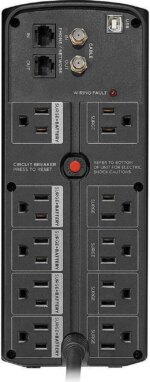 CyberPower 10-Outlet 1500VA PC Battery Back-Up System & Surge Protector - Pappy Mall