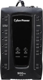 CyberPower AVRG900U 900 VA 480 Watts 12 Outlets Compact UPS w/ Automatic Voltage Regulation - Pappy Mall
