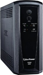 CyberPower CP1200AVR AVR UPS Systems - 1200VA/720W, 120 VAC, NEMA 5-15P, Mini-Tower, 10 Outlets, PowerPanel - Pappy Mall