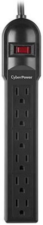 CyberPower CSB604 6-Outlet Essential Surge Protector (4ft) - Pappy Mall