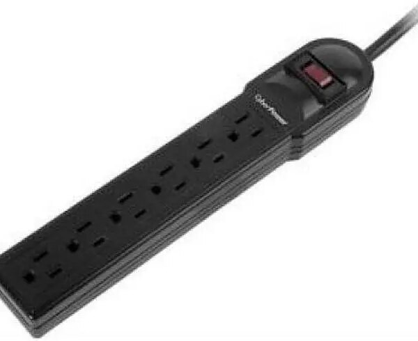 CyberPower CSB604 6-Outlet Essential Surge Protector (4ft) - Pappy Mall