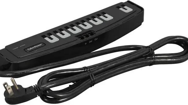 CyberPower CSP708T 8 Feet, 7 Outlets, 1650 Joules Surge Suppressor - Pappy Mall