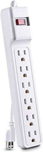 CyberPower Essential CSB606W 6-Outlet Surge Suppressor Protector - Pappy Mall