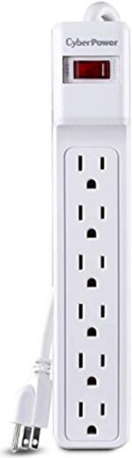 CyberPower Essential CSB606W 6-Outlet Surge Suppressor Protector - Pappy Mall