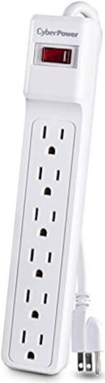 CyberPower Essential CSB606W 6-Outlet Surge Suppressor Protector - Pappy Mall