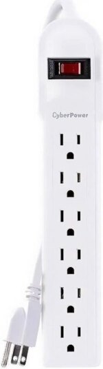 CyberPower Essential CSB606W 6-Outlet Surge Suppressor Protector - Pappy Mall