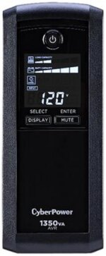 CyberPower Intelligent LCD UPS CP1350AVRLCD 1350 VA 815 Watts 10 Outlets UPS - Pappy Mall