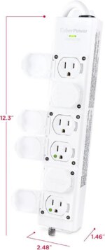 CyberPower MPV615S Professional 6 Outlet Surge with 1560 J - Pappy Mall