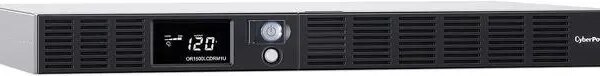 CyberPower OR1500LCDRM1U Smart App LCD UPS Systems - 1500VA/900W, 120 VAC, NEMA 5-15P, 1U, Rackmount, 6 Outlets, LCD, PowerPanel - Pappy Mall
