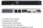 CyberPower OR1500LCDRM1U Smart App LCD UPS Systems - 1500VA/900W, 120 VAC, NEMA 5-15P, 1U, Rackmount, 6 Outlets, LCD, PowerPanel - Pappy Mall