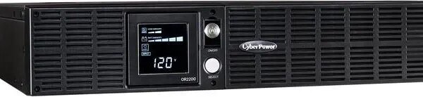 CyberPower OR2200LCDRT2U Smart App LCD UPS Systems - 2000VA/1320W, 120 VAC, NEMA 5-20P, 2U, Rack / Tower, 8 Outlets, LCD, PowerPanel - Pappy Mall