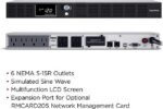 CyberPower OR700LCDRM1U Smart App LCD UPS Systems - 700VA/400W, 120 VAC, NEMA 5-15P, 1U, Rackmount, 6 Outlets, LCD, PowerPanel - Pappy Mall