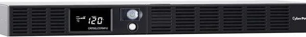 CyberPower OR700LCDRM1U Smart App LCD UPS Systems - 700VA/400W, 120 VAC, NEMA 5-15P, 1U, Rackmount, 6 Outlets, LCD, PowerPanel - Pappy Mall