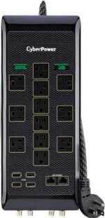 CyberPower PBJ5UC Premium 12 Surge Protector - Pappy Mall