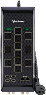 CyberPower PBJ5UC Premium 12 Surge Protector - Pappy Mall