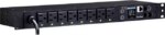 CyberPower PDU41001 Single Phase 100 - 120 VAC 15A Switched PDU - 8 Outlets, 12 ft, NEMA 5-15P, Horizontal, 1U, SNMP, LCD - Pappy Mall