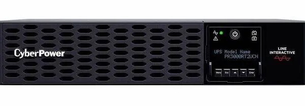 CyberPower PR3000RT2UCN Smart App Sinewave UPS Systems - 3000VA/3000W, 100 - 120 VAC, NEMA L5-30P, 2U, Rack / Tower, Sine Wave, 9 Outlets, LCD, - Pappy Mall