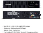 CyberPower PR3000RT2UCN Smart App Sinewave UPS Systems - 3000VA/3000W, 100 - 120 VAC, NEMA L5-30P, 2U, Rack / Tower, Sine Wave, 9 Outlets, LCD, - Pappy Mall