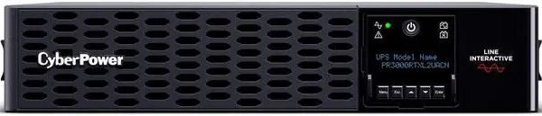 CyberPower PR3000RTXL2UACN Smart App Sinewave UPS Systems - 3000VA/3000W, 100 - 120 VAC, NEMA L5-30P, 2U, Rack / Tower, Sine Wave, 9 Outlets, LCD, - Pappy Mall