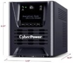CyberPower PR750LCD3C Smart App Sinewave UPS Systems - 750VA/750W, 100 - 125 VAC, NEMA 5-15P, Tower, Sine Wave, 6 Outlets, LCD, PowerPanel® Business - Pappy Mall