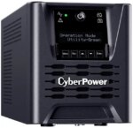 CyberPower PR750LCD3C Smart App Sinewave UPS Systems - 750VA/750W, 100 - 125 VAC, NEMA 5-15P, Tower, Sine Wave, 6 Outlets, LCD, PowerPanel® Business - Pappy Mall