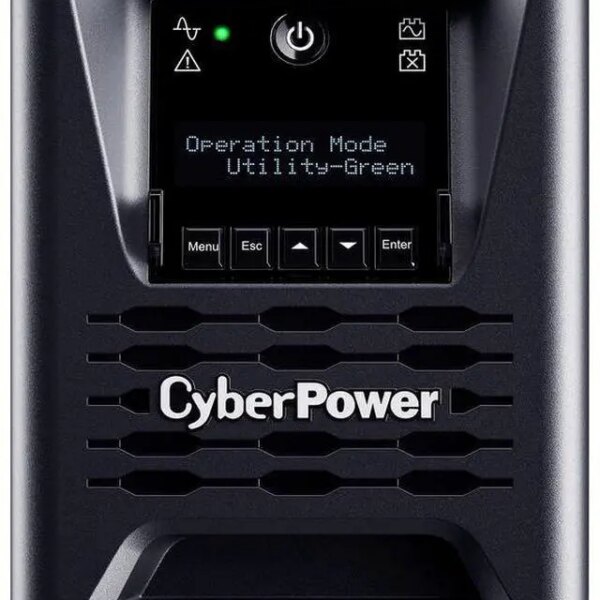 CyberPower PR750LCD3C Smart App Sinewave UPS Systems - 750VA/750W, 100 - 125 VAC, NEMA 5-15P, Tower, Sine Wave, 6 Outlets, LCD, PowerPanel® Business - Pappy Mall