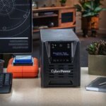 CyberPower PR750LCD3C Smart App Sinewave UPS Systems - 750VA/750W, 100 - 125 VAC, NEMA 5-15P, Tower, Sine Wave, 6 Outlets, LCD, PowerPanel® Business - Pappy Mall
