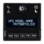 CyberPower PR750RTXL2UC Smart App Sinewave UPS Systems - 750VA/750W, 120 VAC, NEMA 5-15P, 2U, Rack / Tower, Sine Wave, 8 Outlets, LCD, PowerPanel® - Pappy Mall