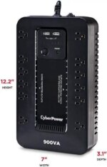 CyberPower ST900U Standby UPS Systems - 900VA/500W, 120 VAC, NEMA 5-15P, Compact, 12 Outlets, PowerPanel® Personal - Pappy Mall