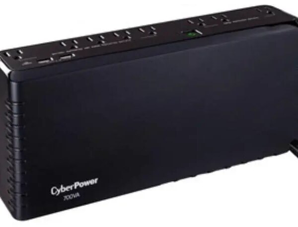 CYBERPOWER SYSTEMS (USA), INC. SL700U STANDBY, 8 X NEMA 5-15R, NEMA 5-15P W/5 FT CORD, USB CHARGE PORTS, 3YR WTY - Pappy Mall