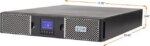Eaton 9PX 9PX3000RTN-L Lithium ion UPS, 2U, 3000VA, 2400W, L5-30P Input, Outputs: (6) 5-20R, (1) L5-30R, 120 V, Network Card Included - Pappy Mall