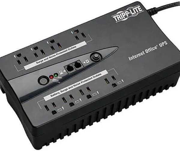 Eaton Tripp Lite INTERNET550U 550VA 300W Standby UPS - 10 NEMA 5-15R Outlets, 120V, 50/60 Hz, USB, 5-15P Plug, Desktop/Wall Mount -Tower - 4 Hour - Pappy Mall