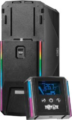 Eaton Tripp Lite Series 1500VA 900W 120V Pure Sine Wave Gaming UPS Battery Backup - LCD, AVR, RGB LEDs, USB Charging, Power Saving - Tower - AVR - 7 - Pappy Mall