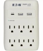 Eaton Tripp Lite Series Protect It 6-Outlet Surge Protector with USB Gray SK60C - Pappy Mall