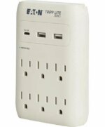 Eaton Tripp Lite Series Protect It 6-Outlet Surge Protector with USB Gray SK60C - Pappy Mall