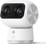 eufy Security Indoor Cam S350, Dual Cameras, 4K UHD Resolution Security Camera with 8× Zoom and 360° PTZ, Human/Pet AI, Ideal for Baby Monitor/Pet - Pappy Mall