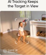 eufy Security Indoor Cam S350, Dual Cameras, 4K UHD Resolution Security Camera with 8× Zoom and 360° PTZ, Human/Pet AI, Ideal for Baby Monitor/Pet - Pappy Mall