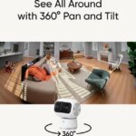 eufy Security Indoor Cam S350, Dual Cameras, 4K UHD Resolution Security Camera with 8× Zoom and 360° PTZ, Human/Pet AI, Ideal for Baby Monitor/Pet - Pappy Mall