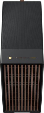 Fractal Design North XL ATX mATX Full Tower PC Case - Charcoal Black Chassis with Walnut Front and Dark Tinted TG Side Panel - FD-C-NOR1X-02 - Pappy Mall