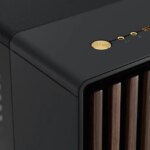 Fractal Design North XL ATX mATX Full Tower PC Case - Charcoal Black Chassis with Walnut Front and Dark Tinted TG Side Panel - FD-C-NOR1X-02 - Pappy Mall