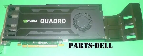 GENUINE DELL Dell NVIDIA Quadro K4000 Video Graphics Card D5R4G 3GB - Pappy Mall