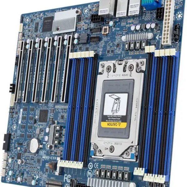 Gigabyte AMD EPYC 8004, AMD-SoC, ATX Server Motherboard - 2x 10Gb/s Broadcom LAN, 1x Management Board (ME03-CE0 rev. rev. 1.0) - Pappy Mall