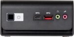 GIGABYTE GB-BTIP-N250 Black Ultra Compact Mini PC, Intel Processors N250, 4C, up to 3.8 GHz, 1 x 262Pin SO-DIMM DDR5 4800 - Pappy Mall
