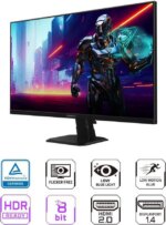 GIGABYTE - GS27QA SA - 27" IPS Gaming Monitor - QHD 2560x1440 - 180Hz - 1ms MPRT - AMD FreeSync - HDMI, DP - Black - Pappy Mall
