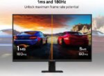 GIGABYTE - GS27QA SA - 27" IPS Gaming Monitor - QHD 2560x1440 - 180Hz - 1ms MPRT - AMD FreeSync - HDMI, DP - Black - Pappy Mall