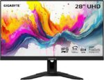 GIGABYTE - M28U - 28" IPS Gaming Monitor - UHD 3840x2160 - 144Hz - 1ms GTG - AMD FreeSync Premium Pro - Type C KVM - HDMI, DP, Type C - Height - Pappy Mall